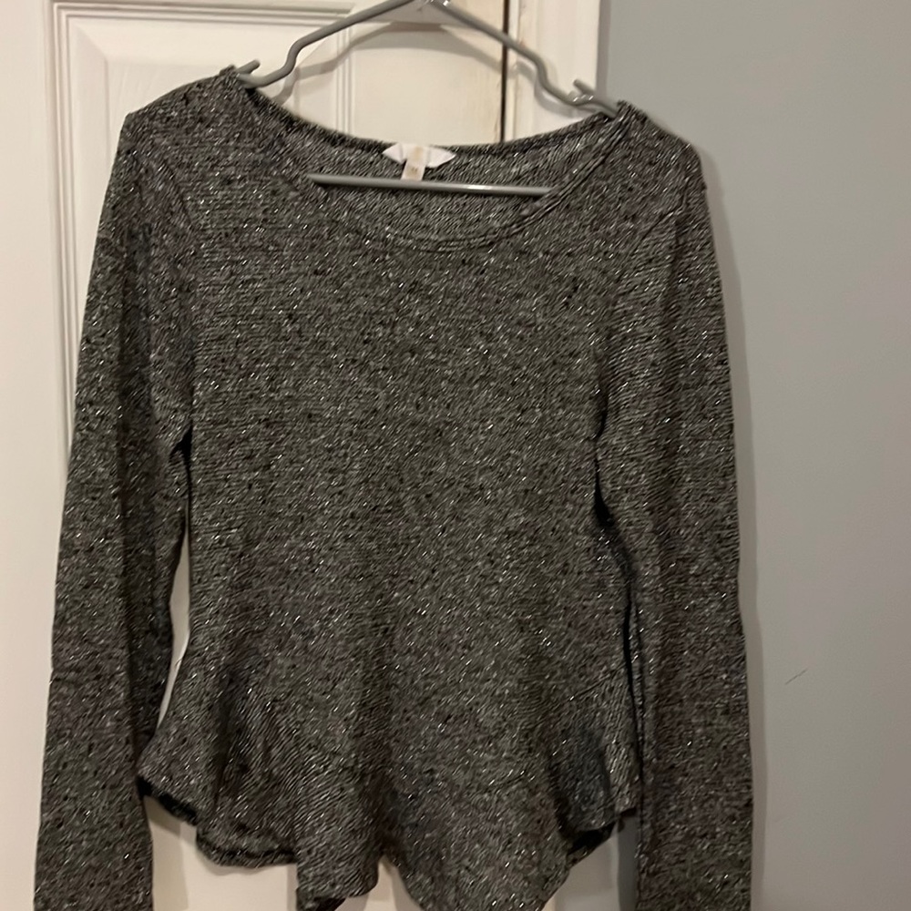 Black & grey sparkly sweater